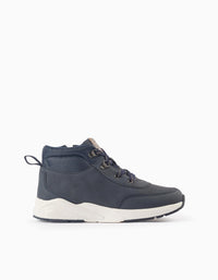 Bottes de Montagne pour Garçon, Bleu Foncé