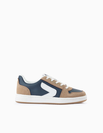 Baskets pour Garçon 'ZY Move', Marron/Bleu Foncé