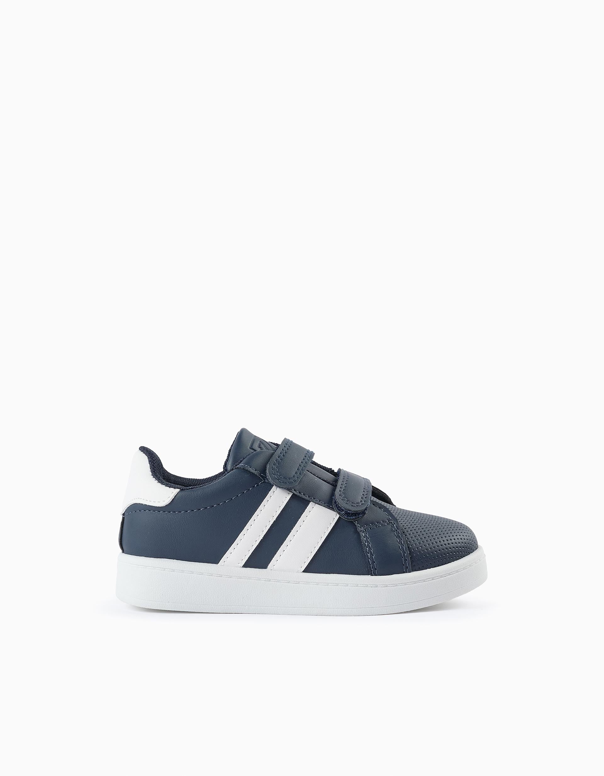 Trainers with Stripes for Boys, Dark Blue