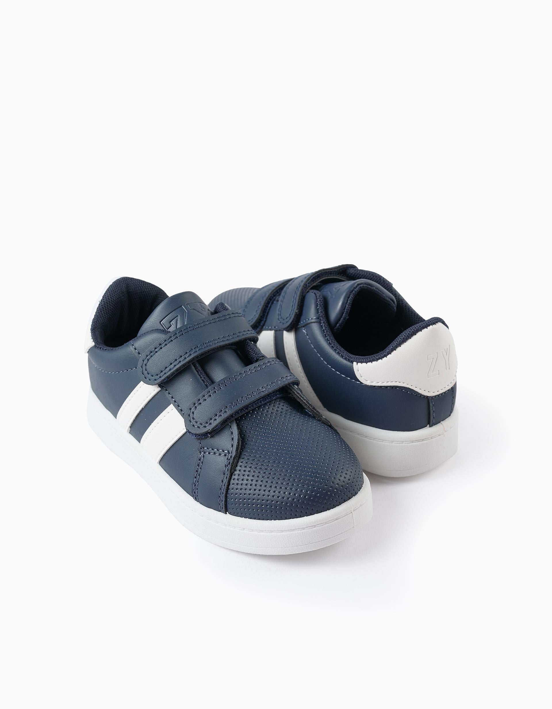 Trainers with Stripes for Boys, Dark Blue