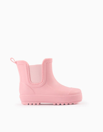 Botas de Agua con Purpurina y Forro de Sherpa para Bebé Niña, Rosa