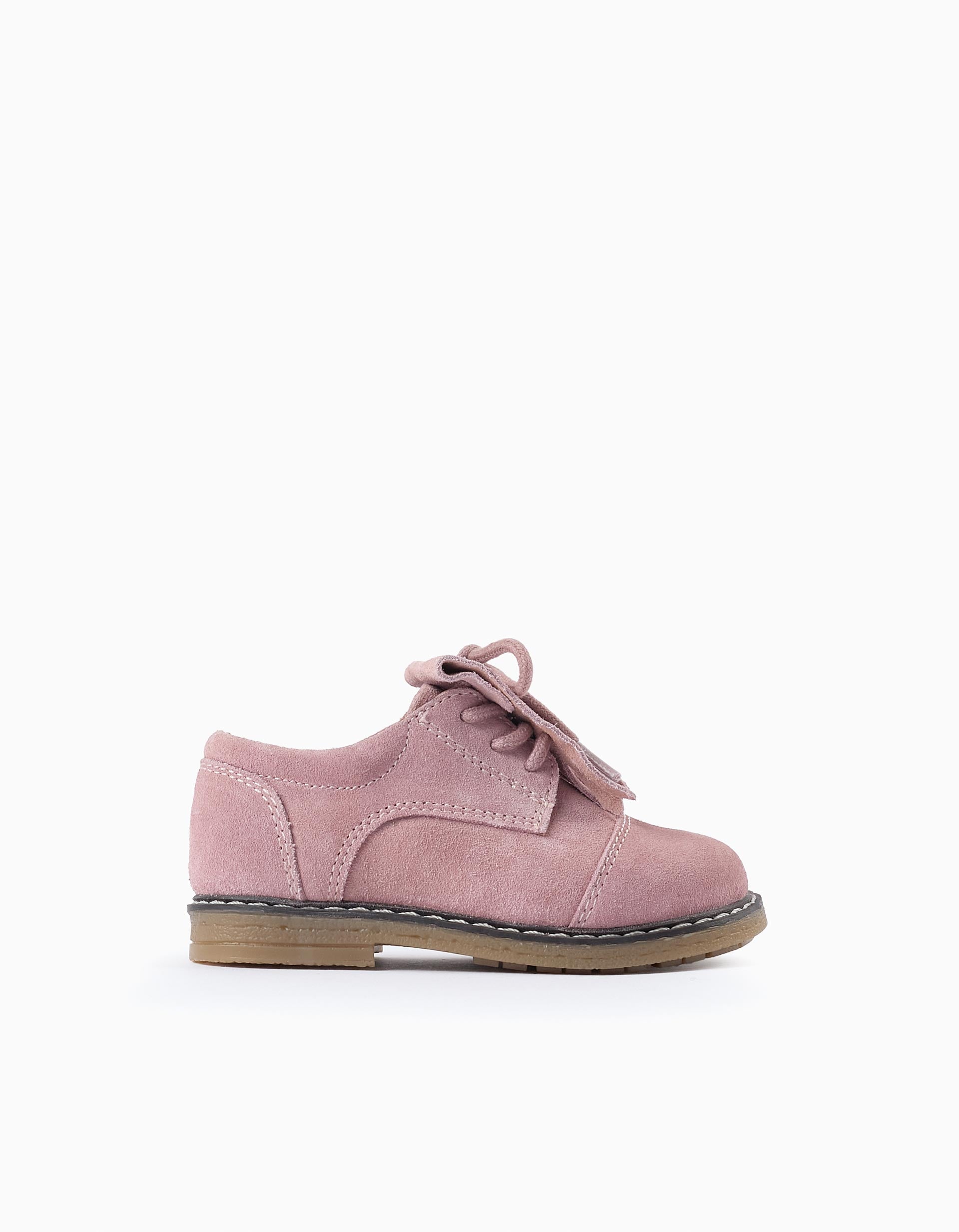 Suede Shoes for Baby Girls, Pink