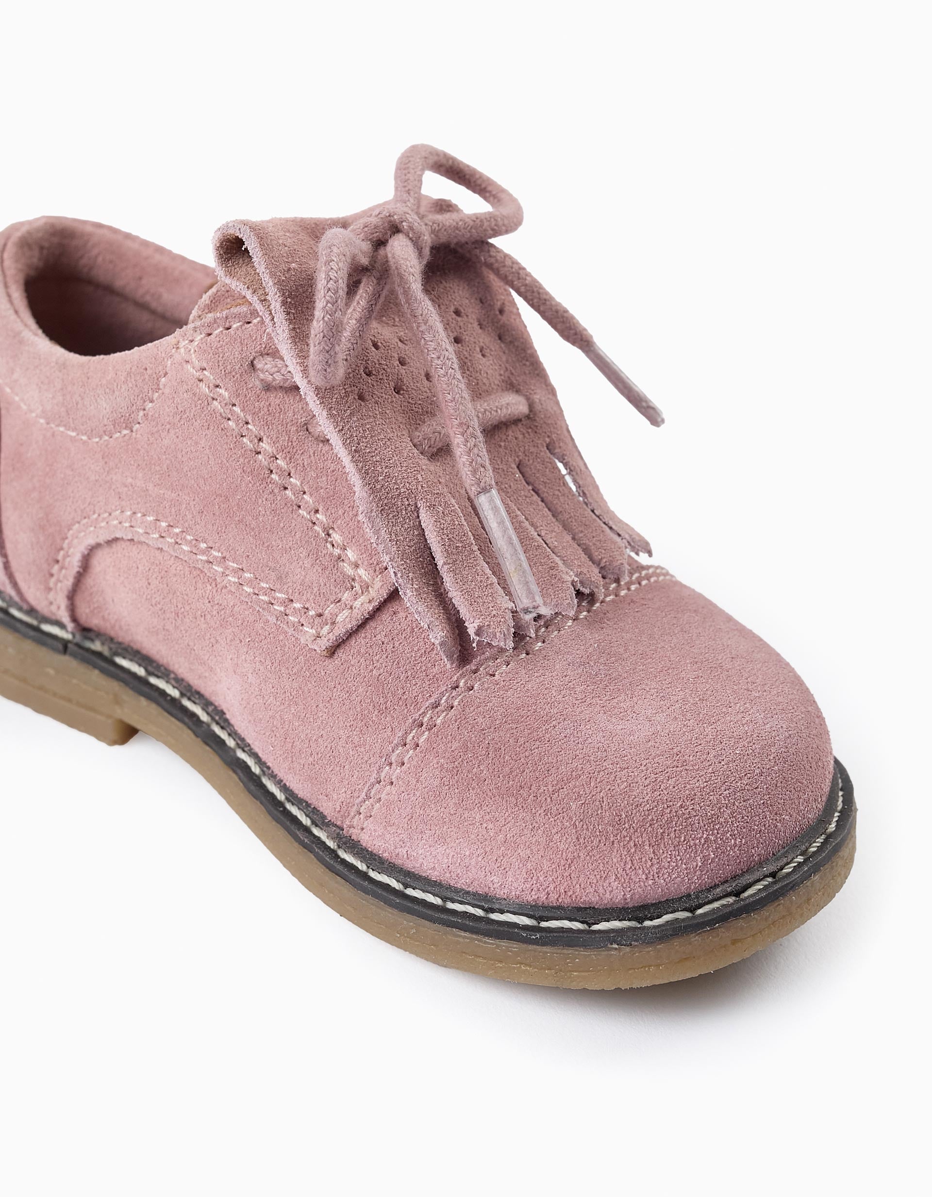 Suede Shoes for Baby Girls, Pink