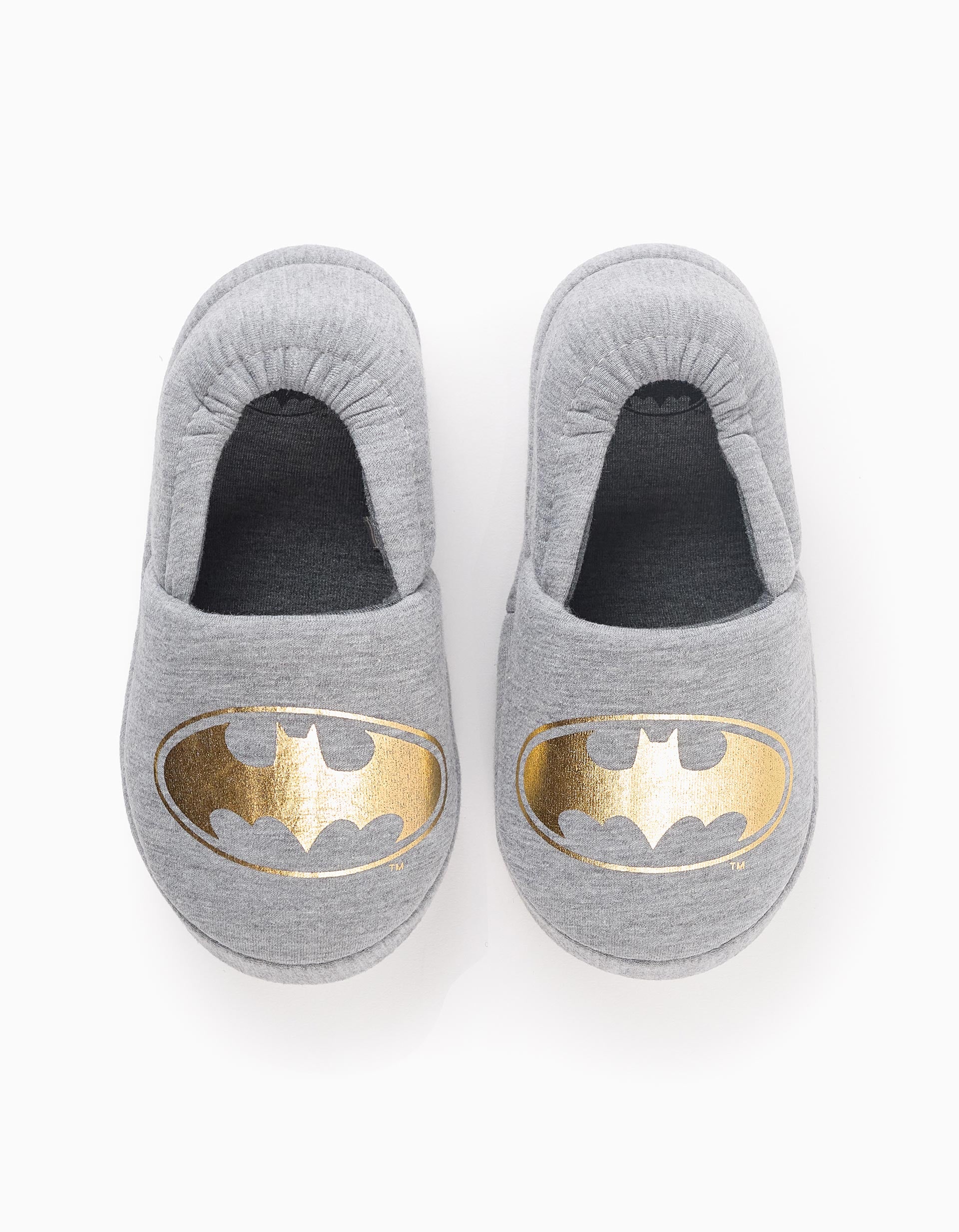 Slippers in Jersey for Boys 'Batman', Grey