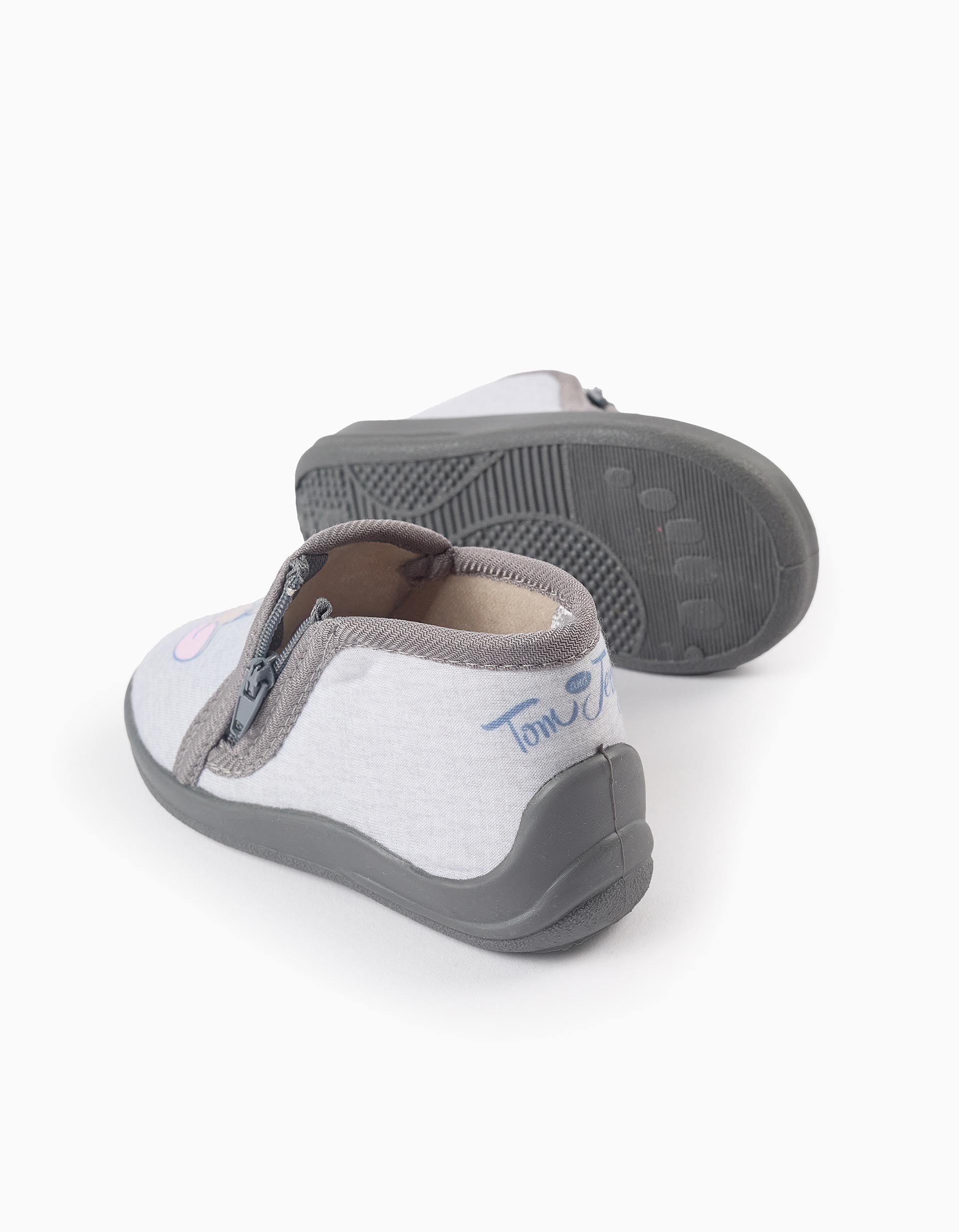 Slippers for Baby Boys 'Tom & Jerry', Grey