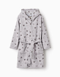 Peignoir en Polaire avec Capuche pour Garçon 'Mickey', Gris