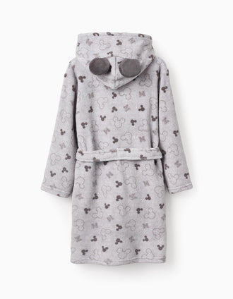 Bata Polar con Capucha para Niño 'Mickey', Gris