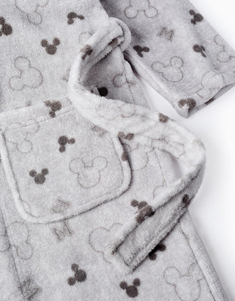 Bata Polar con Capucha para Niño 'Mickey', Gris
