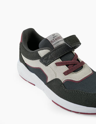 Baskets pour Garçon 'ZY Superlight - Istanbul', Gris/Beige/Bordeaux