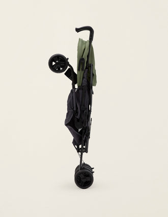 Carrinho Bengala ZY Safe Road Plus, Cinza/Verde