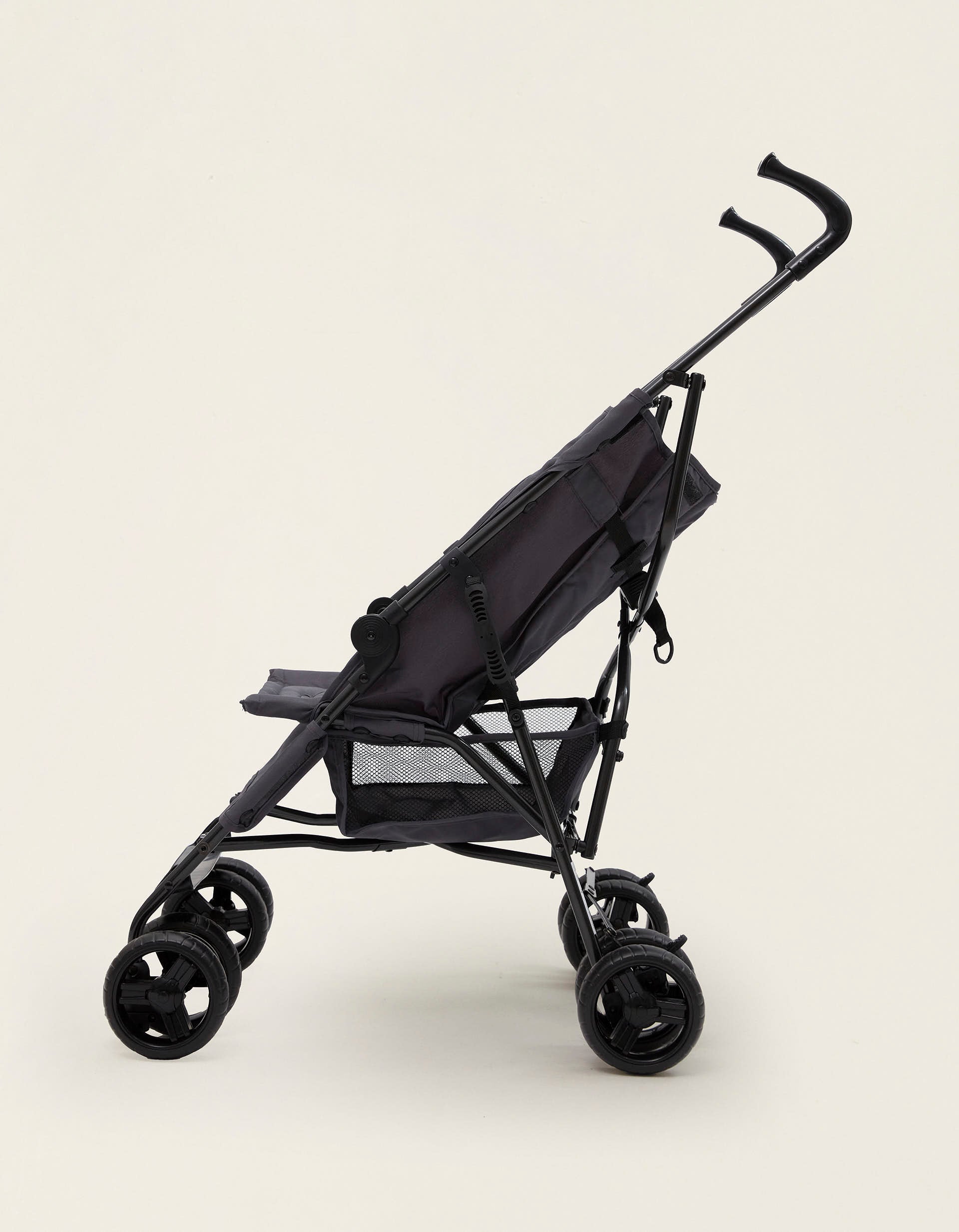 Cane Stroller ZY Safe Road Plus, Grey/Green