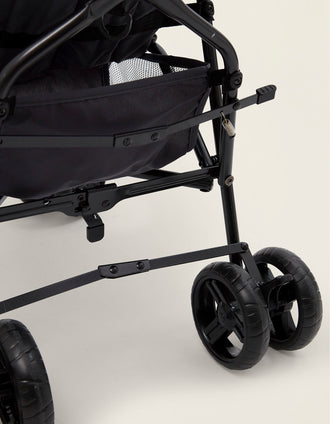 Carrinho Bengala ZY Safe Road Plus, Cinza/Verde