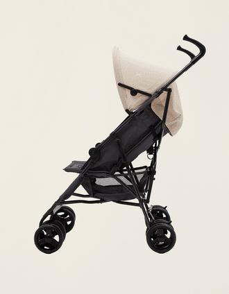 Silla de Paseo Plegable ZY Safe Road Plus, Gris/Beige