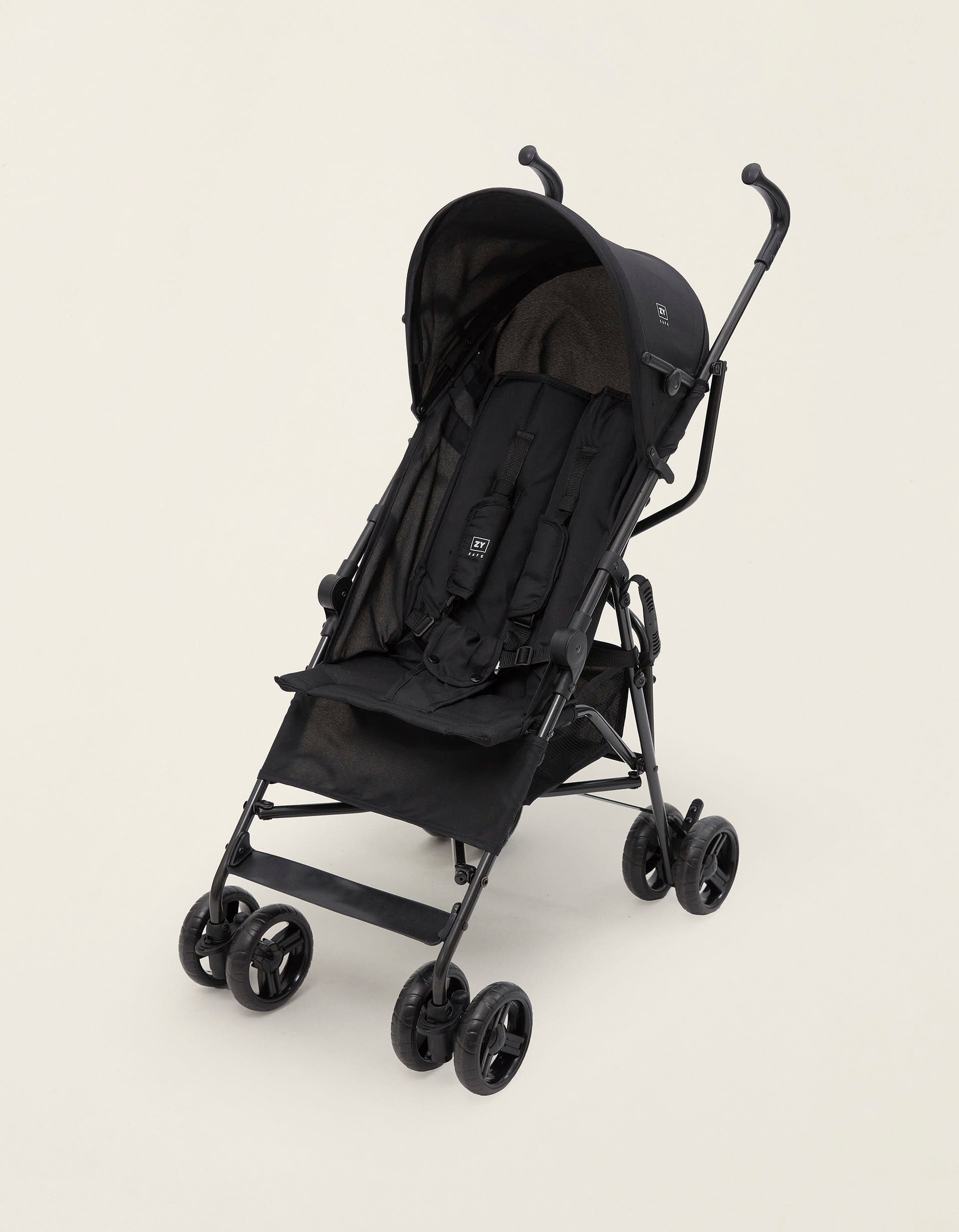 Cane Stroller ZY Safe Road Plus, Black