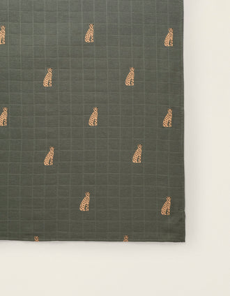 Swaddle/ Fralda Algodão Orgânico Gloop! 100X100Cm, Savana