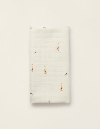 Lange En Coton Biologique Gloop! 100X100Cm, Farm