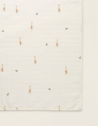 Swaddle/ Fralda Algodão Orgânico Gloop! 100X100Cm, Farm