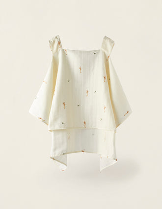 Protetor Para Cadeira Auto Gr0 Gloop! Organic Cotton, Farm