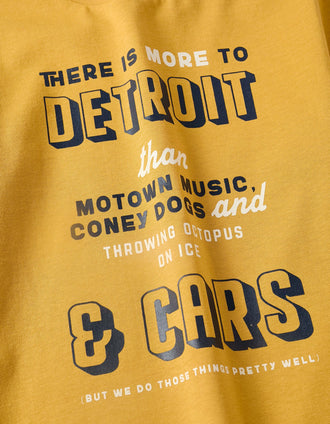 Cotton T-shirt for Boys 'Detroit', Yellow