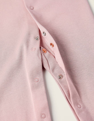 Pack 2 Babygrows de Algodão para Bebé 'Ouriço', Branco/Rosa