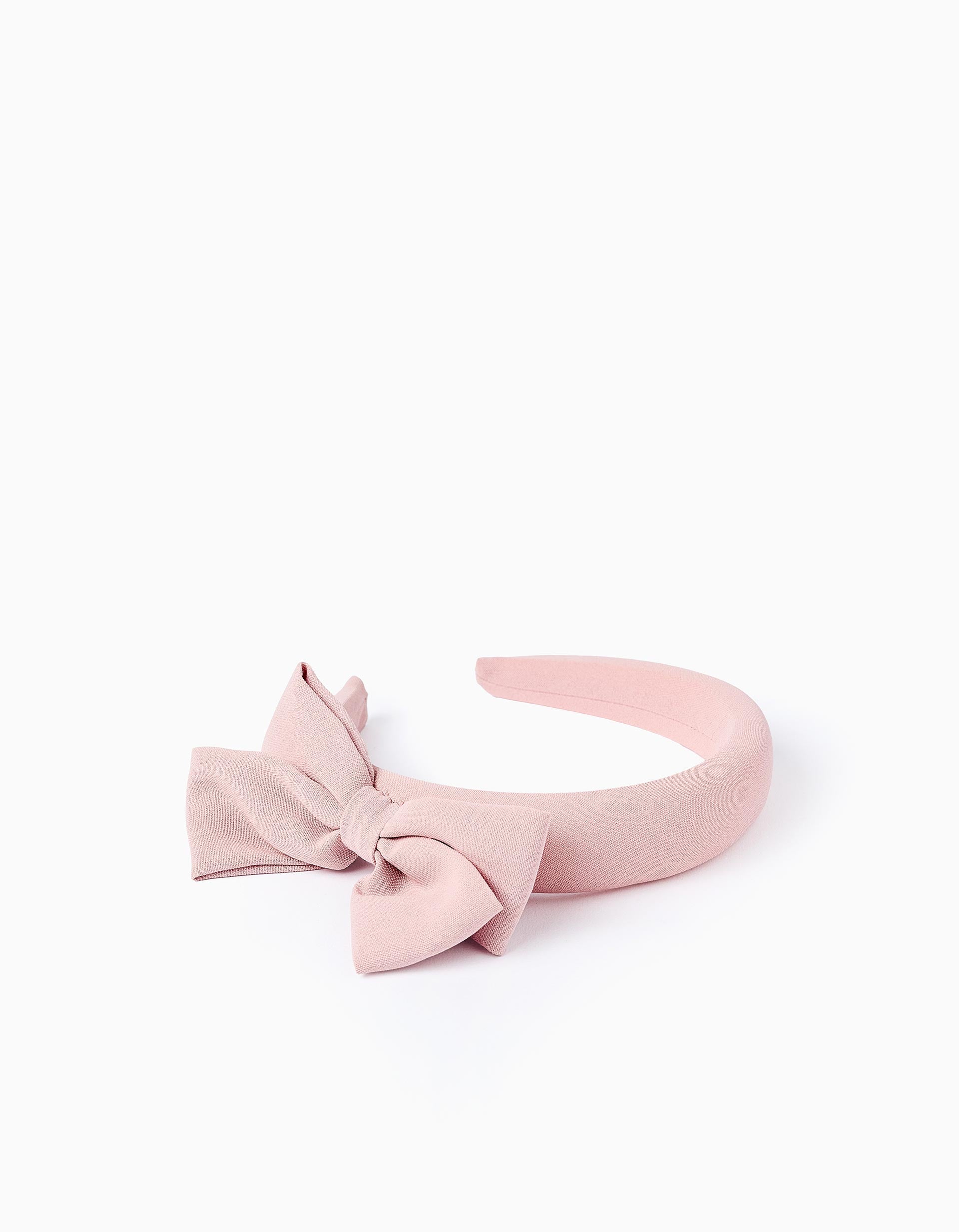 Padded Headband with Bow for Baby and Girls, Pink