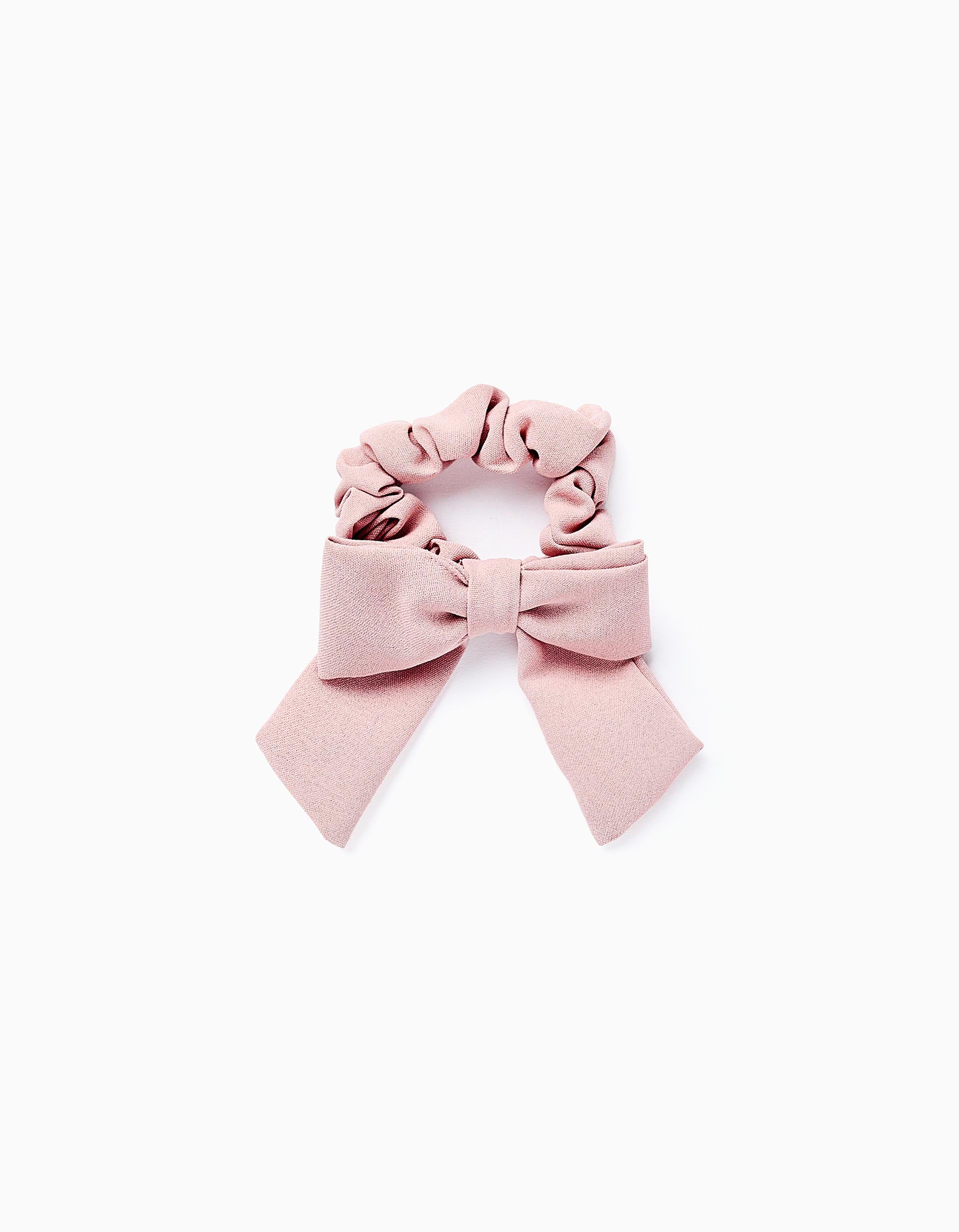 Scrunchie with Bow for Baby and Girls, Pink