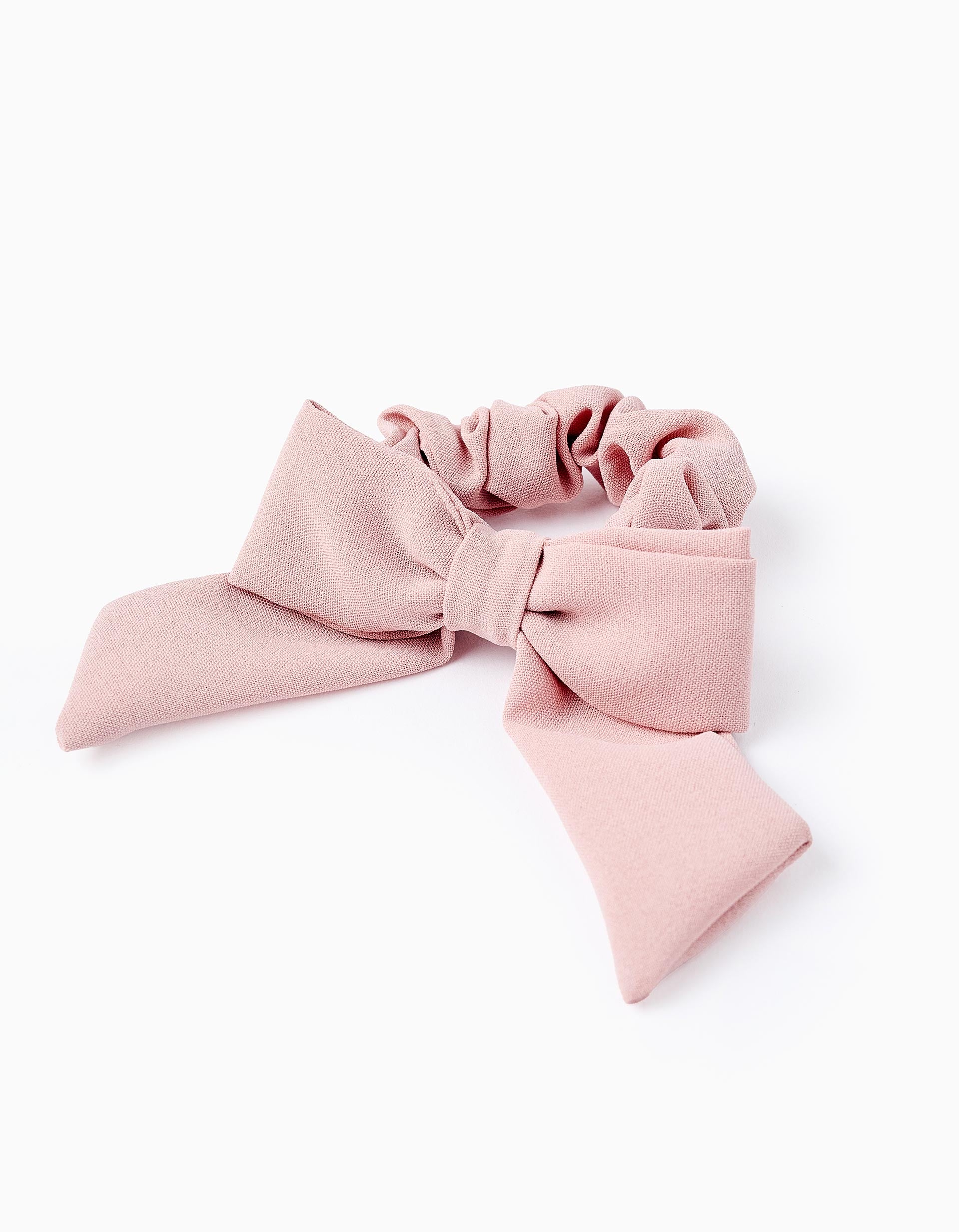 Scrunchie with Bow for Baby and Girls, Pink