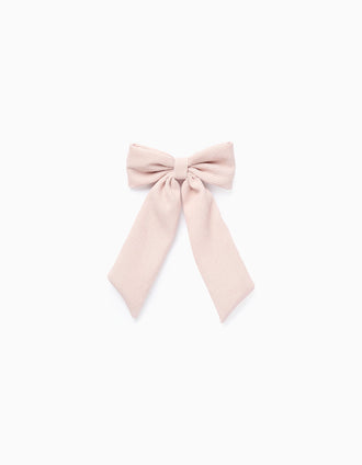 Pasador con Lazo para Bebé y Niña, Rosa