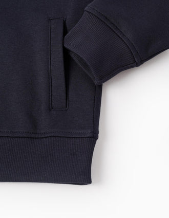 Veste avec Capuche pour Garçon, Bleu Foncé