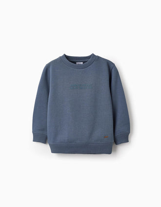 Sudadera de Algodón para Niño 'Future', Azul