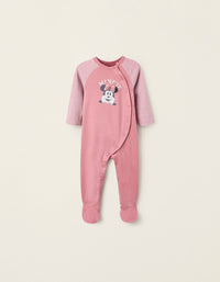 Pelele de Algodón para Bebé Niña 'Minnie', Rosa