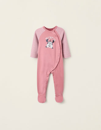 Pelele de Algodón para Bebé Niña 'Minnie', Rosa
