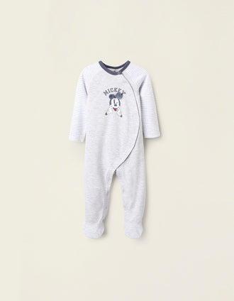 Pelele de Algodón para Bebé Niño 'Mickey', Gris