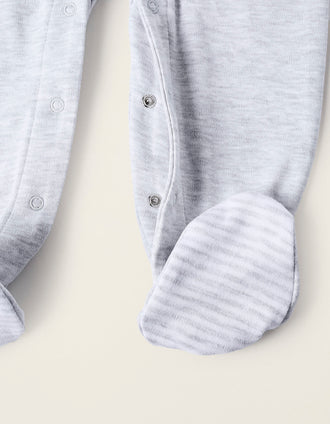 Pelele de Algodón para Bebé Niño 'Mickey', Gris