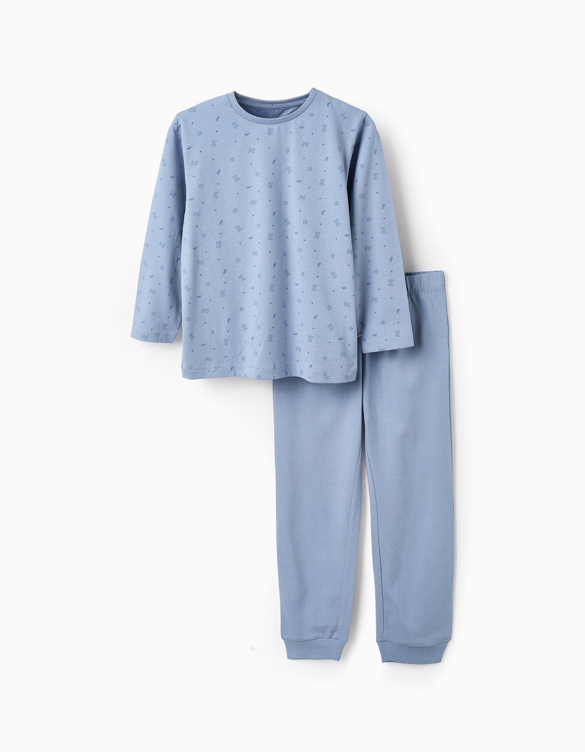 Cotton Pyjama for Boys 'ZY 1996', Blue