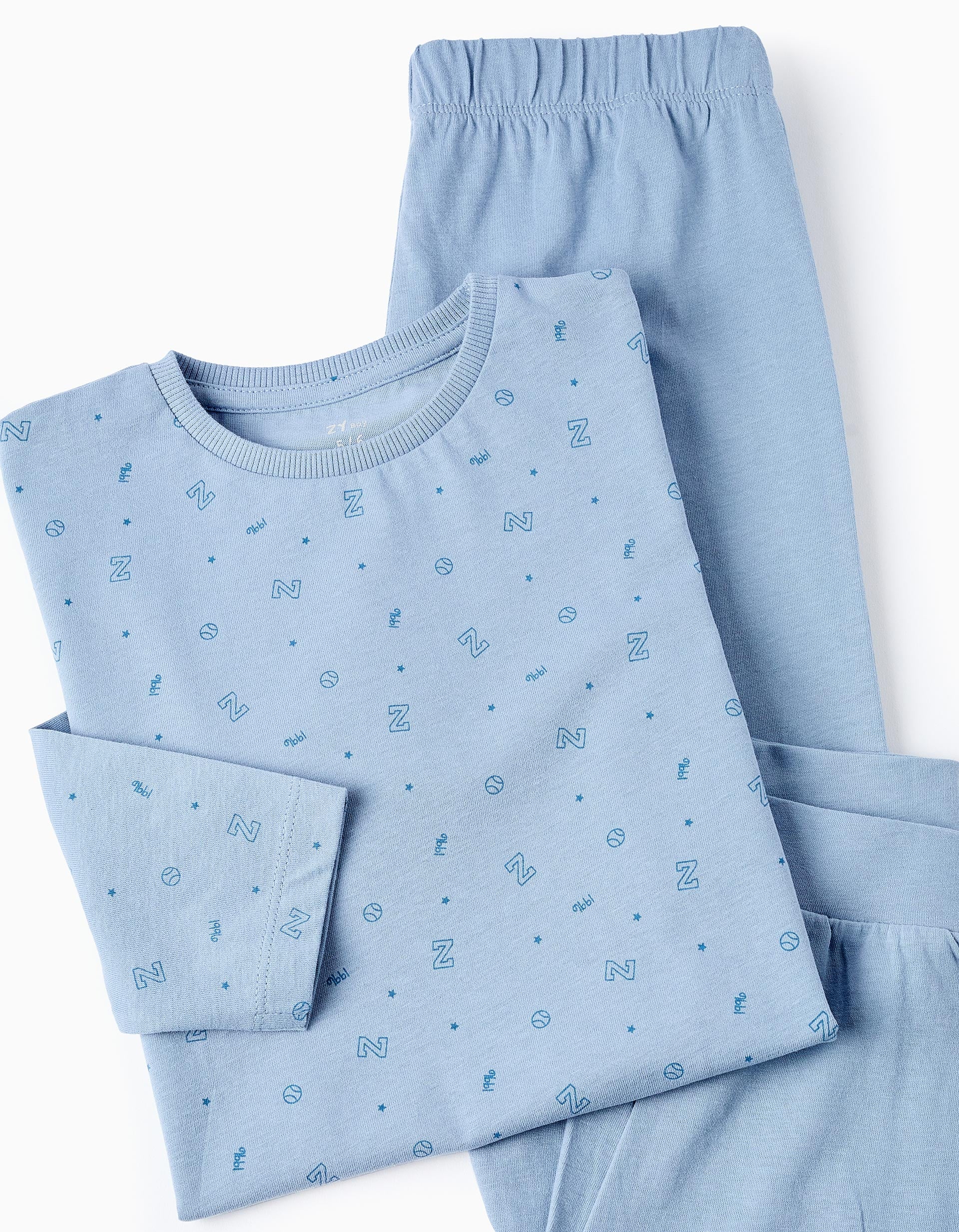 Cotton Pyjama for Boys 'ZY 1996', Blue