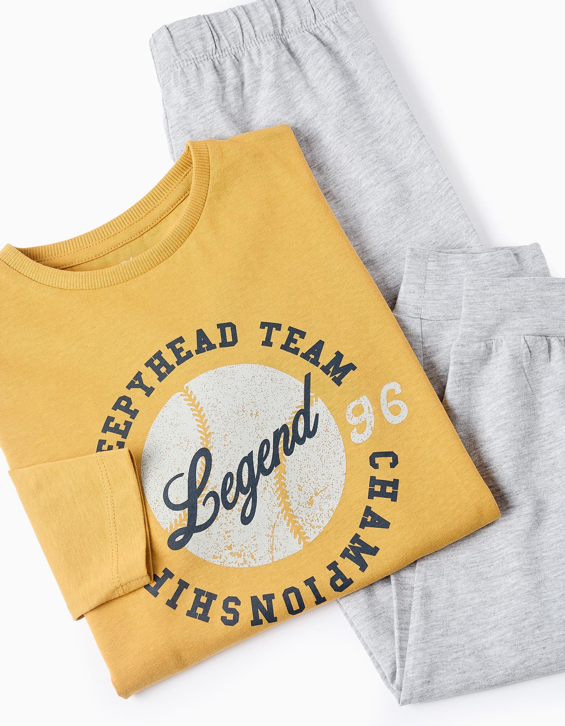 Cotton Pyjama for Boys 'Legend', Dark Blue/Yellow