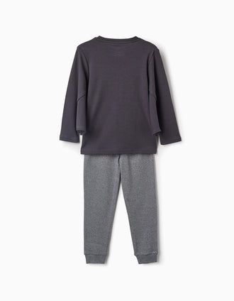 Pijama de Algodón para Niño 'Batman', Negro/Gris