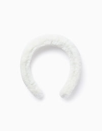 Diadema De Pelo Sintético para Bebé y Niña, Blanco