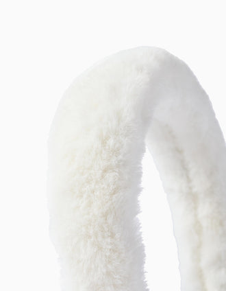 Diadema De Pelo Sintético para Bebé y Niña, Blanco