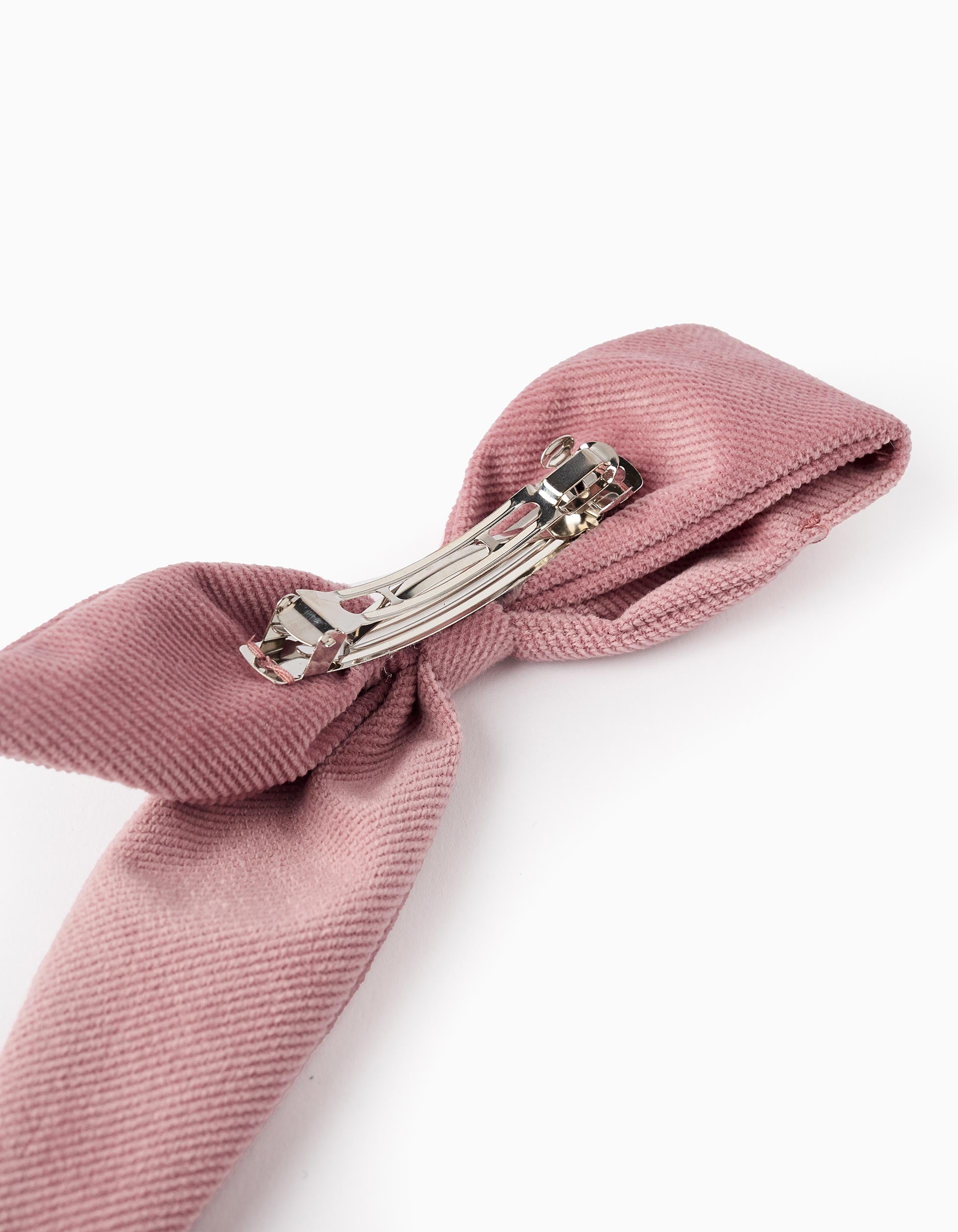 Barrette à Cheveux Noeud en Velours pour Bébé et Fille, Rose