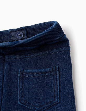 Jegging Efecto Térmico para Bebé Niña, Azul Oscuro