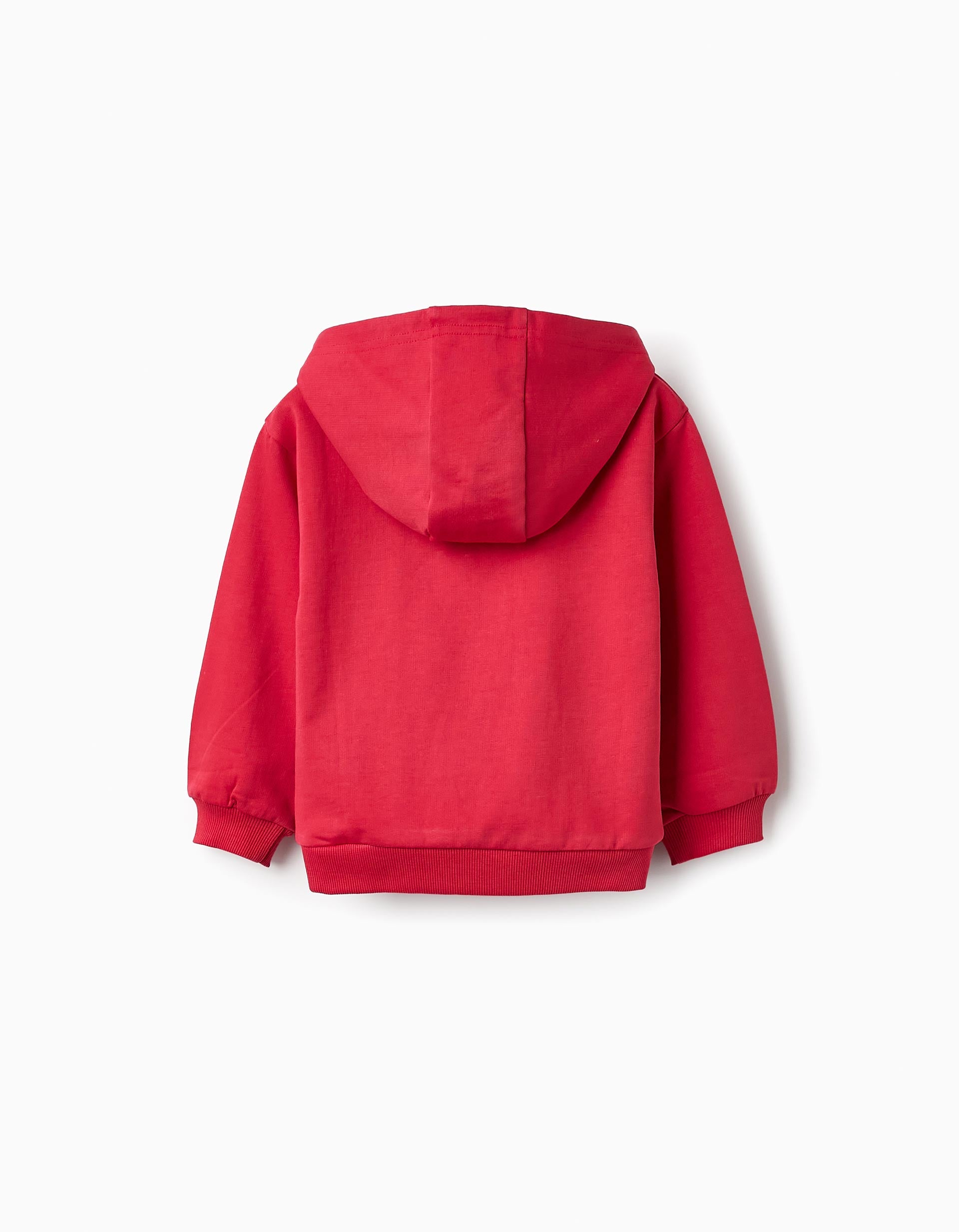 Cotton Hooded Sweatshirt for Baby Boys 'Snoopy', Red