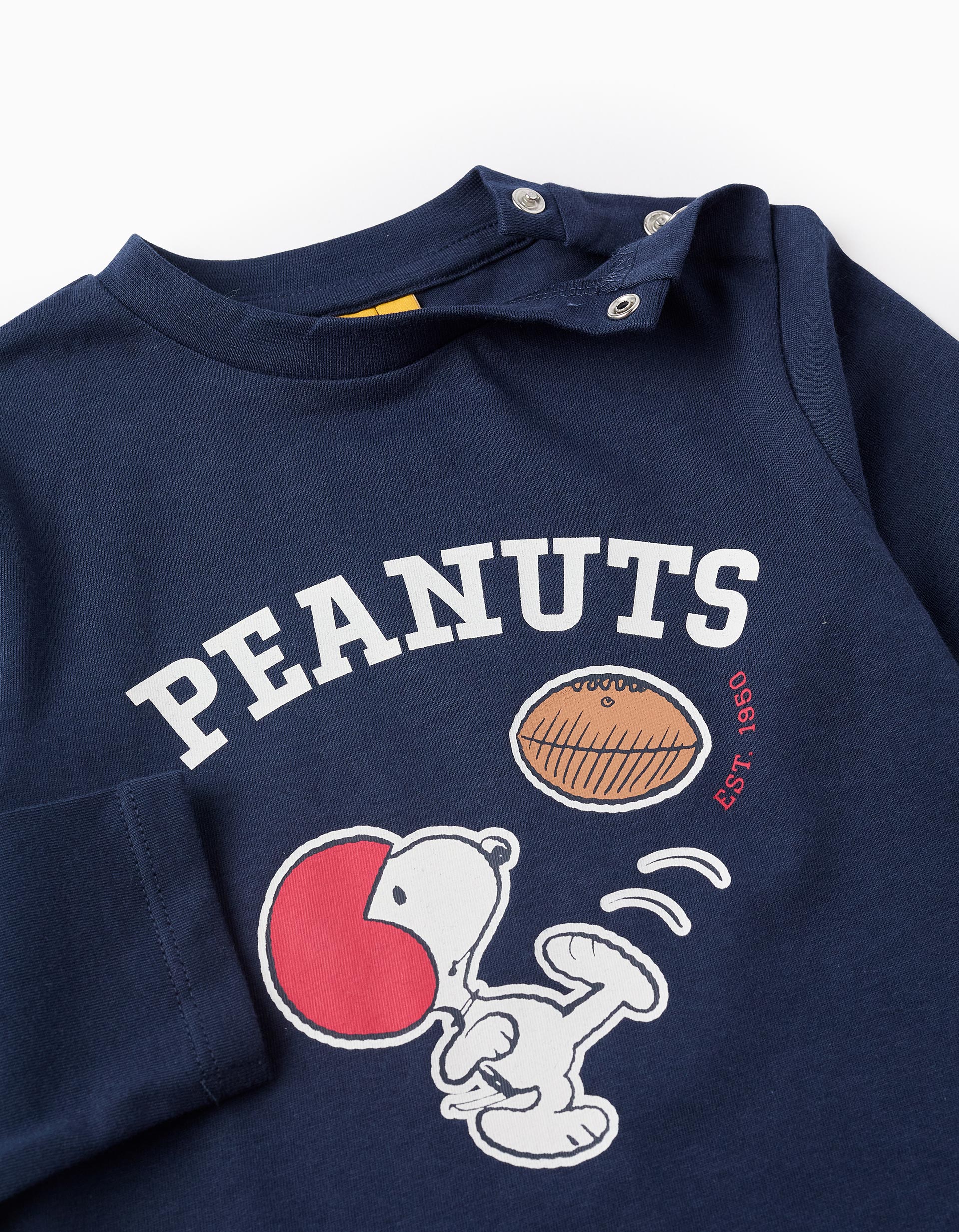 Long Sleeve T-shirt for Baby Boys 'Snoopy', Dark Blue