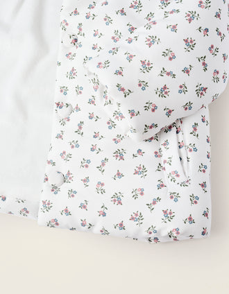 Abrigo Acolchado con Capucha Desmontable para Recién Nacida, Blanco