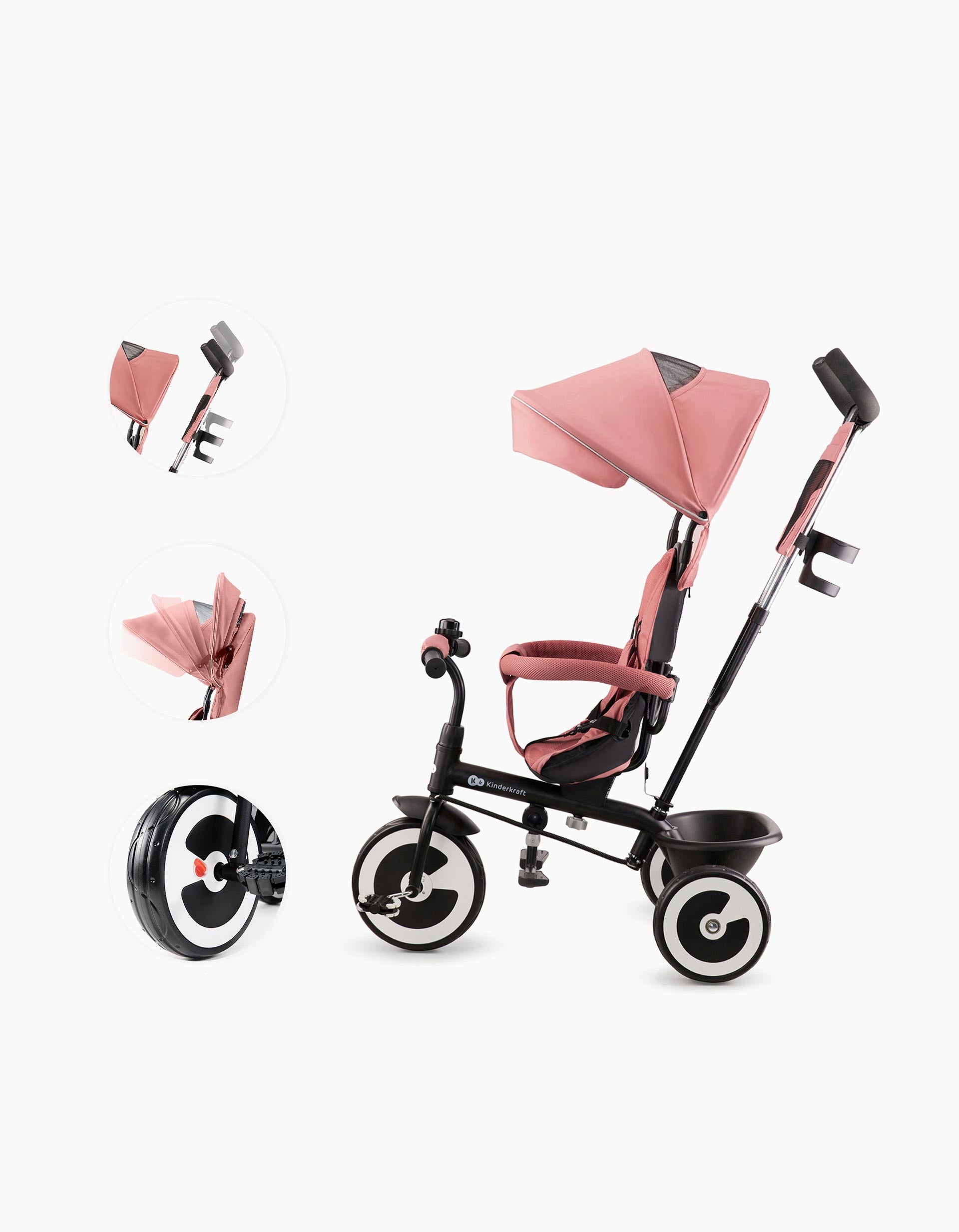 Triciclo Aston Pink Kinderkraft 9M+