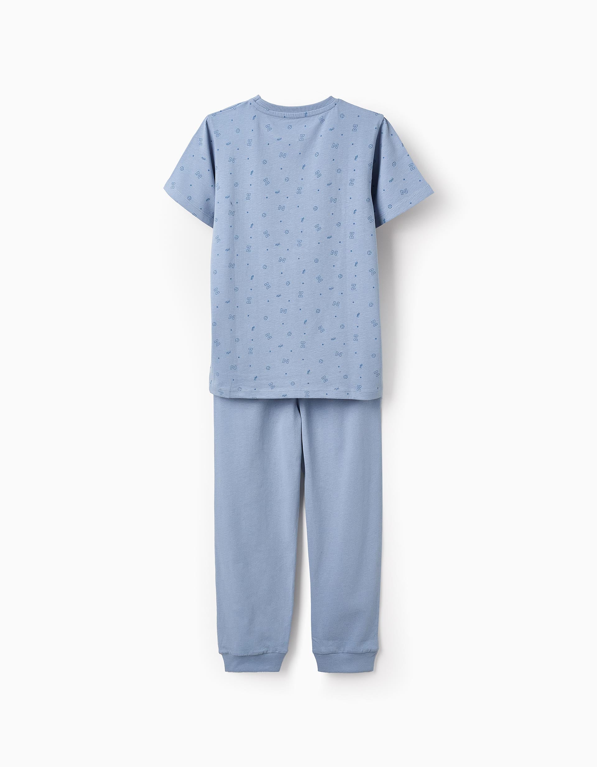 Cotton Pyjama for Boys 'ZY Baseball', Blue