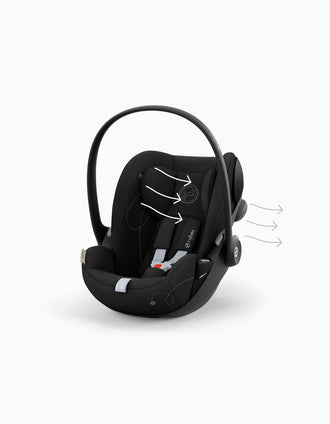 Siège Auto I-Size Cybex Cloud G (40-87), Noir Lune