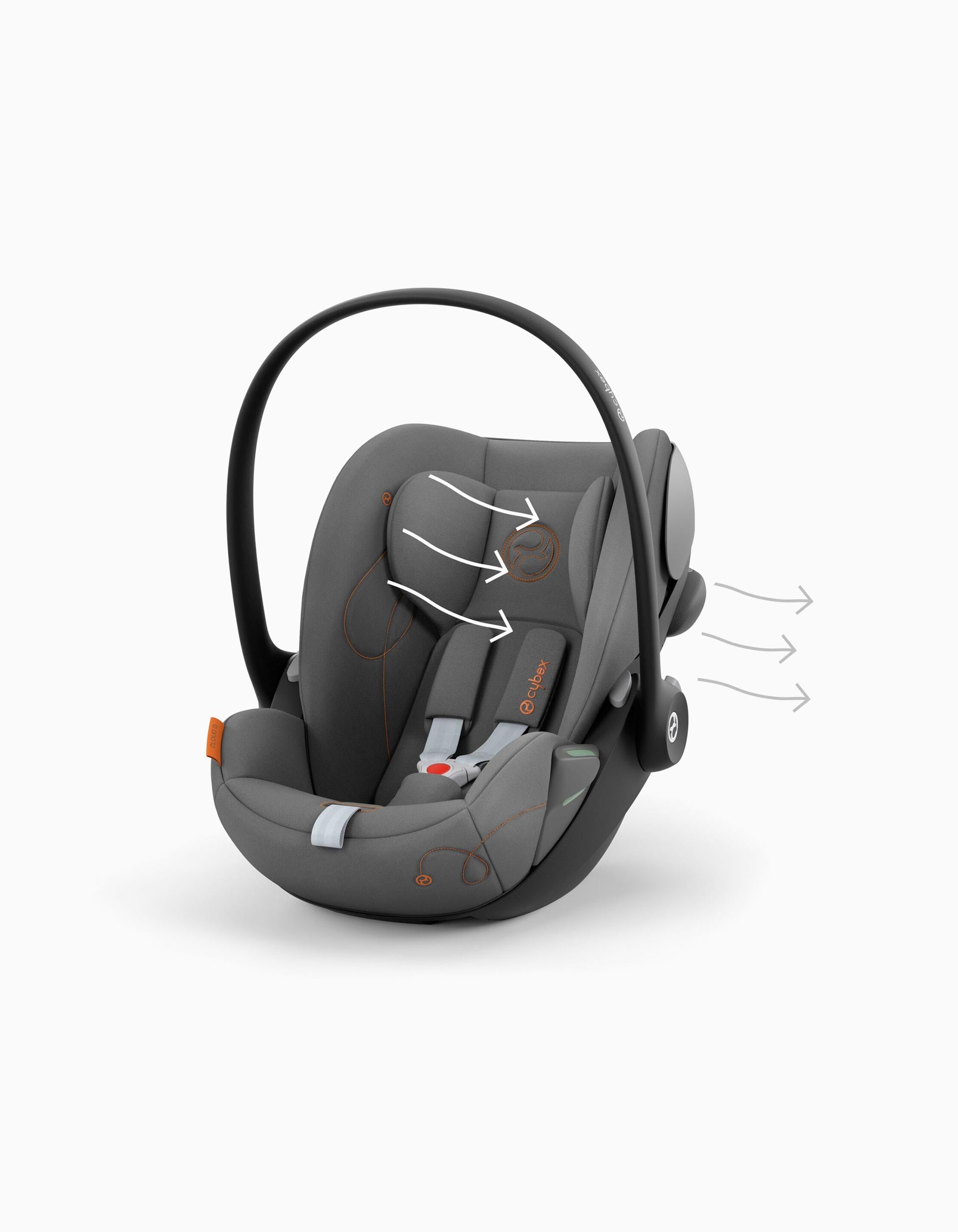 Car Seat I Size Cybex Cloud G (40-87), Lava Grey