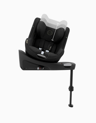 Siège Auto I-Size Cybex Sirona G S/Base (61-105), Noir Lune